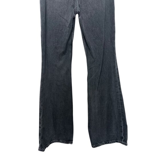 Levis 70s High Rise Flare Jeans Womens 26 Black Wide Leg Relaxed Fit Western - Picture 11 of 16